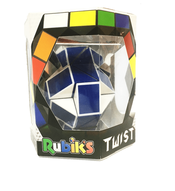 קוביית רוביקס נחש כחול-לבן- Rubik's Twist