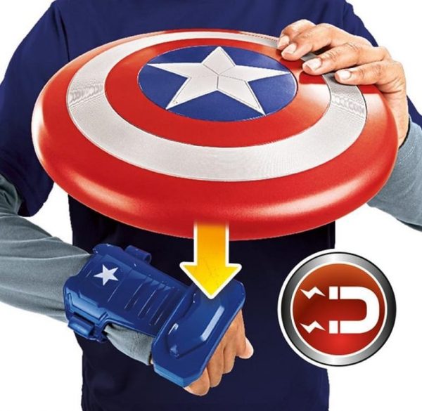 הנוקמים קפטן אמריקה שריון וכפפה מגנט Captain America Civil War Magnetic Shield