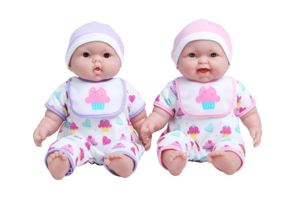 בובות תינוק תאומים גוף רך 33 ס"מ