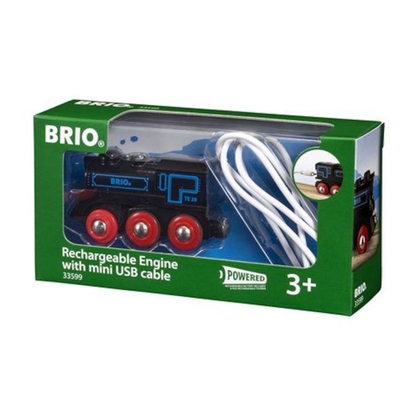 בריו קטר שחור נטען עם USB BRIO 33599