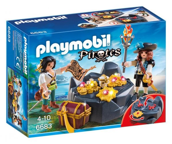מחבוא האוצר הפיראטי - פליימוביל 6683  Playmobil