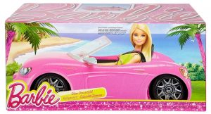 מכונית ורודה גג פתוח - ברבי Barbie DGW23