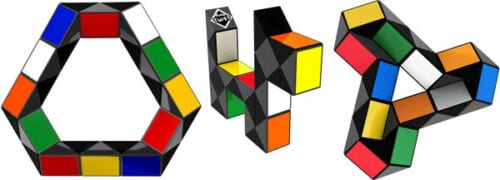 קוביית רוביקס נחש צבעוני- Rubik's Twist