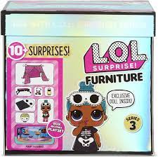LOL Surprise - Furniture Packs פלייסט וערכת ריהוט עם בובה LOL
