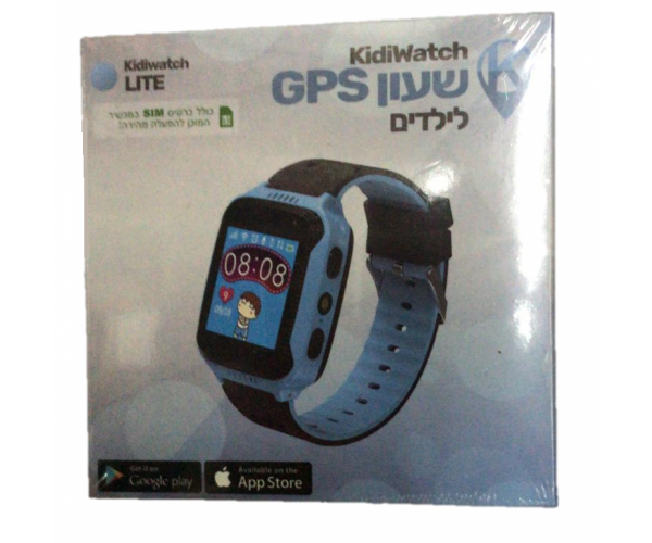 Kidi Watch - שעון GPS חכם לילדים בצבע כחול