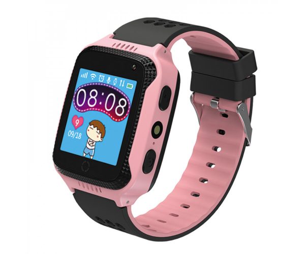Kidi Watch - שעון GPS חכם לילדים בצבע ורוד