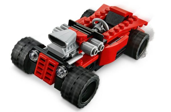 מכונית מירוץ אדומה - לגו קריאטור 31100