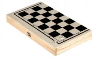 שחמט ושש בש במארז עץ