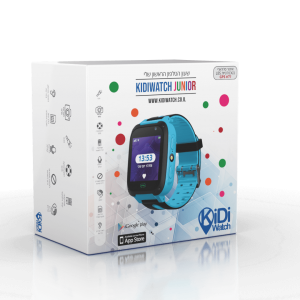 שעון טלפון חכם Kidiwatch Junior בצבע כחול