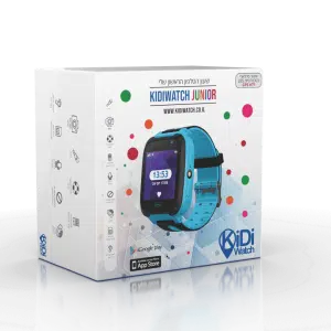 שעון טלפון חכם Kidiwatch Junior בצבע כחול