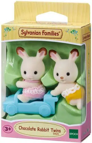משפחת סילבניאן - תאומים ארנבוני שוקולד עם אוטו צעצוע