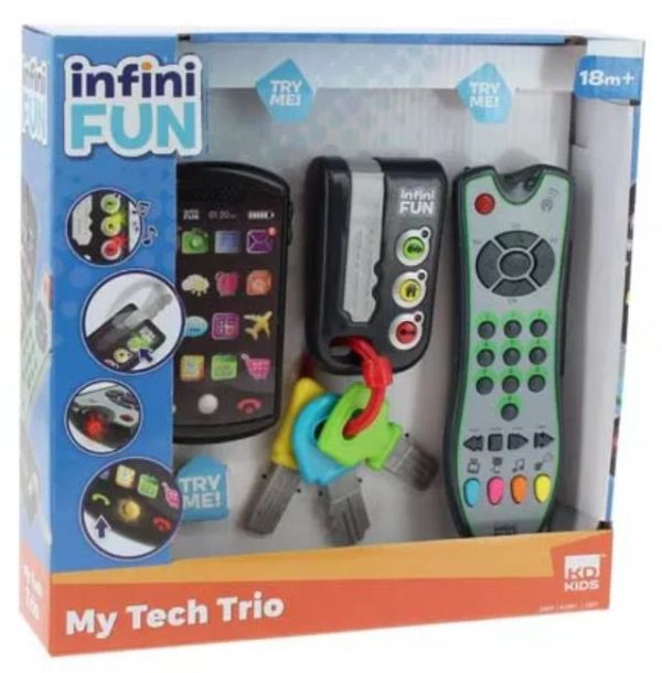Infini Fun - סט טריו שלט, מפתחות וסמארטפון