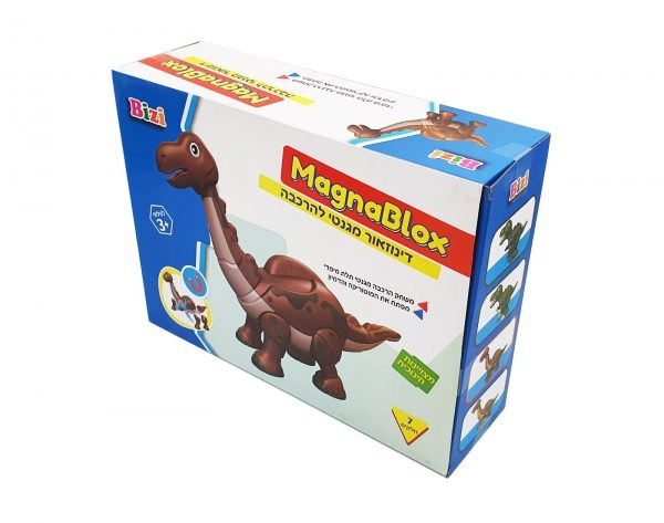 MagnaBlox - דינוזאור מגנטי להרכבה