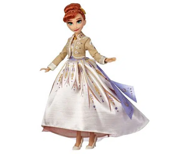 פרוזן 2 - בובה אופנתית עם שמלה מיוחדת של אלזה / אנה לבחירה