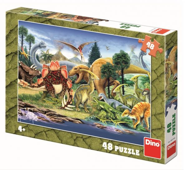 פאזל 48 חלקים - דינוזאורים