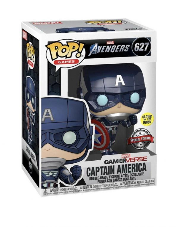 בובת פופ - קפטן אמריקה אקסלוסיבי זוהר בחושך