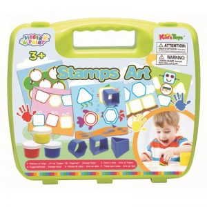 סט צבעי אצבעות - Stamps Art