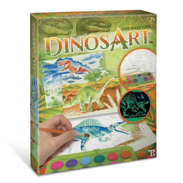 ערכת צבעי מים - דינוזאורים