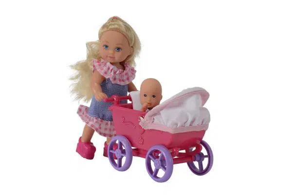 אווי - בובת אווי עם תינוק בעגלה