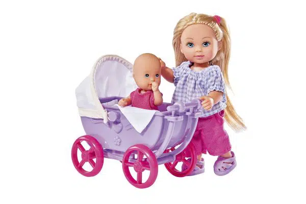 אווי - בובת אווי עם תינוק בעגלה