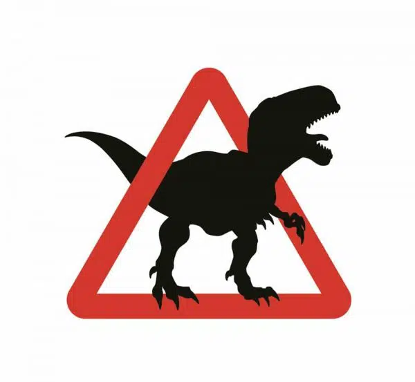 בריינסטורם - מקרן שקופיות דינוזאור טי רקס