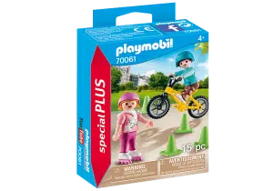 פליימוביל - ילדים עם אופני BMX וגלגיליות 70061