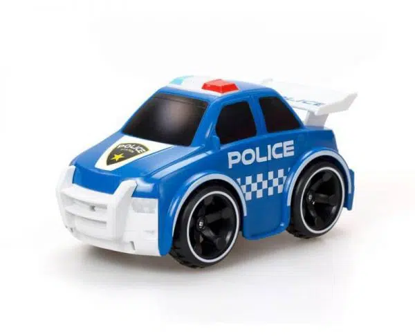 סילברליט - מכונית משטרה על שלט קולות ואורות