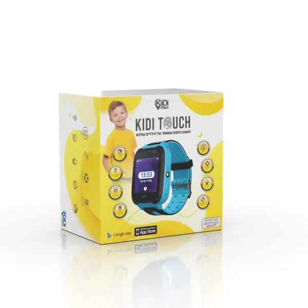 KidiWatch - שעון חכם לילדים KIDI TOUCH - בצבע כחול