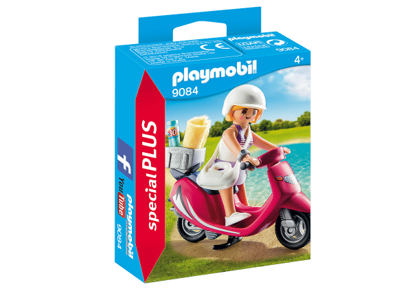 פליימוביל - נערת חוף עם קטנוע 9084