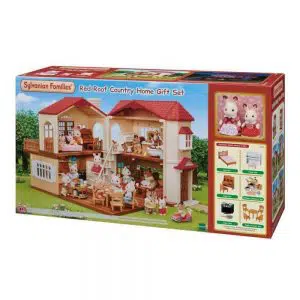 משפחת סילבניאן - בית עם גג אדום עם זוג דמויות