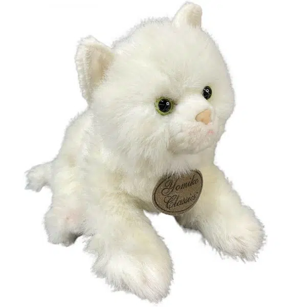 יומיקו - בובת חתול לבן כ-25 ס"מ