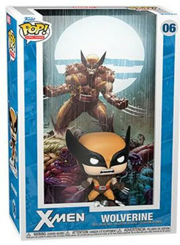 בובת פופ - אקסמן - וולברין עם כיסוי לחוברת קומיקס