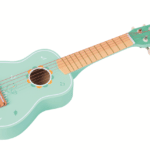 75634גיטרה מעץ בצבע מנטה