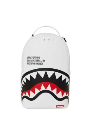 תיק Sprayground | ספרייגראונד 2023 SHARK CENTRAL 2.0 WHITE
