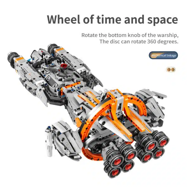 רכב חלל הרכבה 955 חלקים כולל צריחים מתכווננים ו/או גלגלים מסתובבים